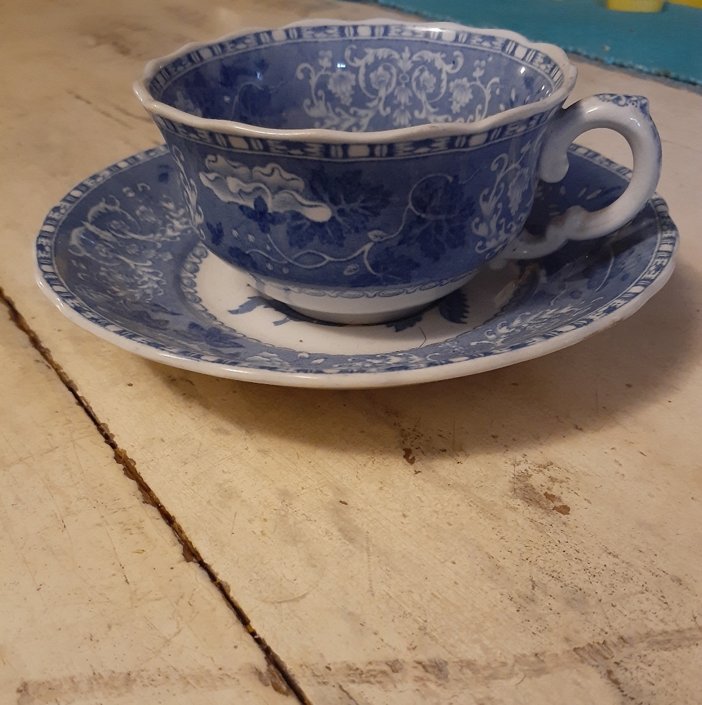 Spodes Camilla Copeland tea cup and saucer